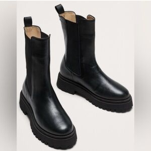 Banana Republic Black Ankle Boots